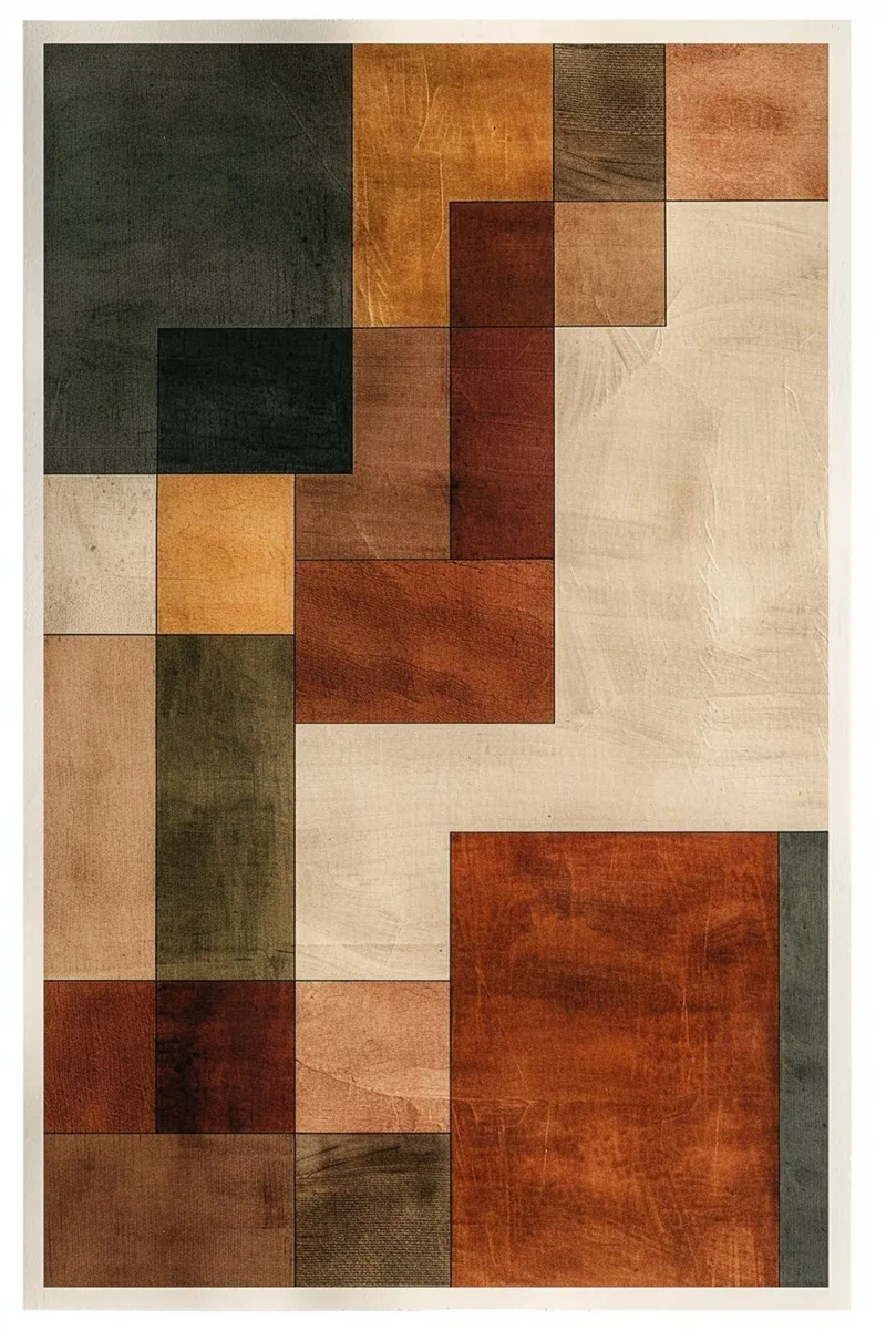 Fragments of Autumn Geometry alluminio dibond da Mosaic Dialogue