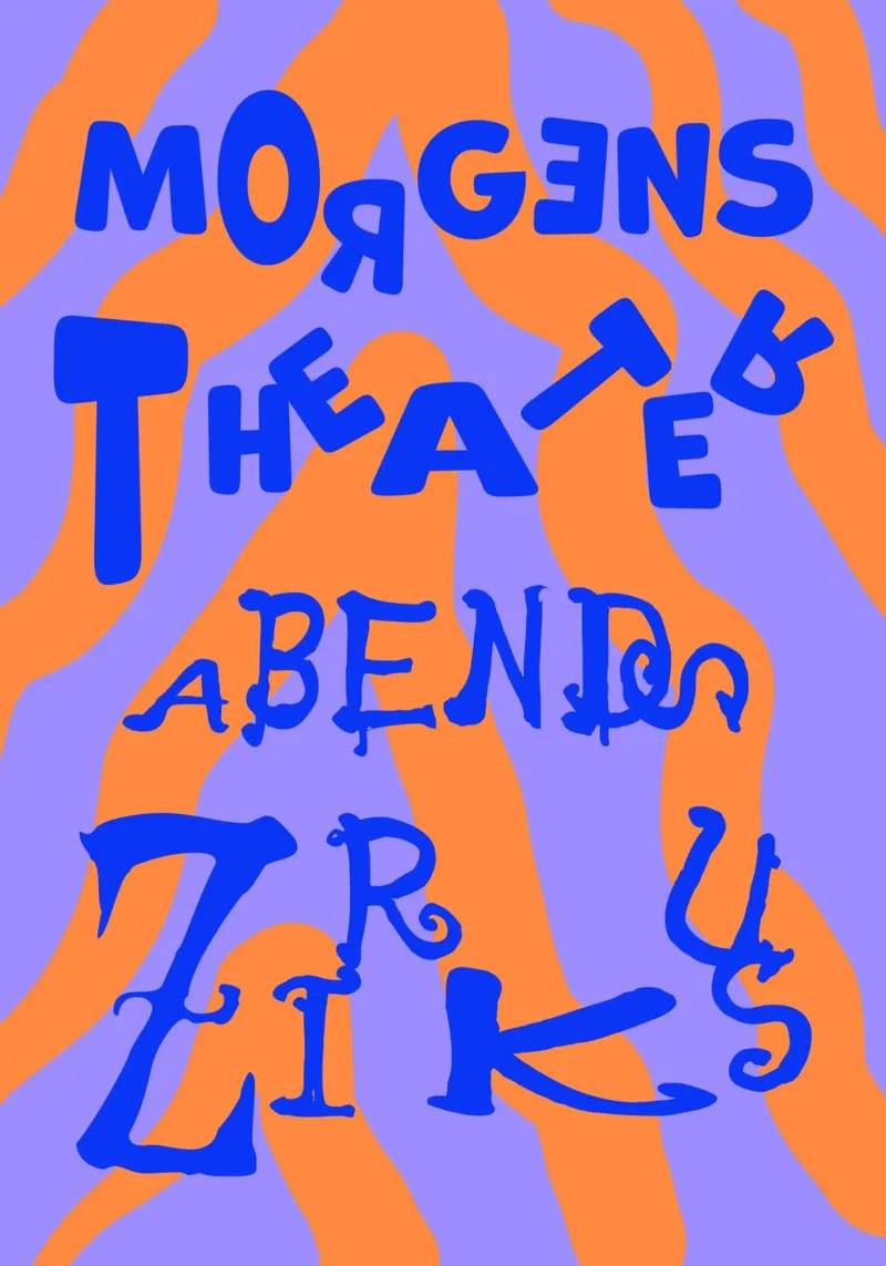 morgens Theater abends Zirkus (in 7 Farbvarianten) pellicola backlit da FRICKE DESIGN