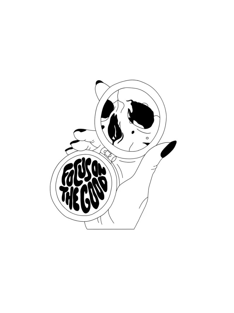 Focus On The Good pellicola backlit da byh.illustration