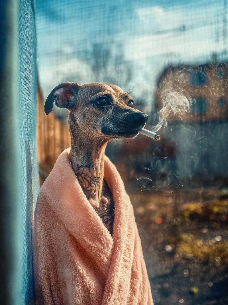 Julien pellicola backlit da Affiches Chien Originales – Dogland