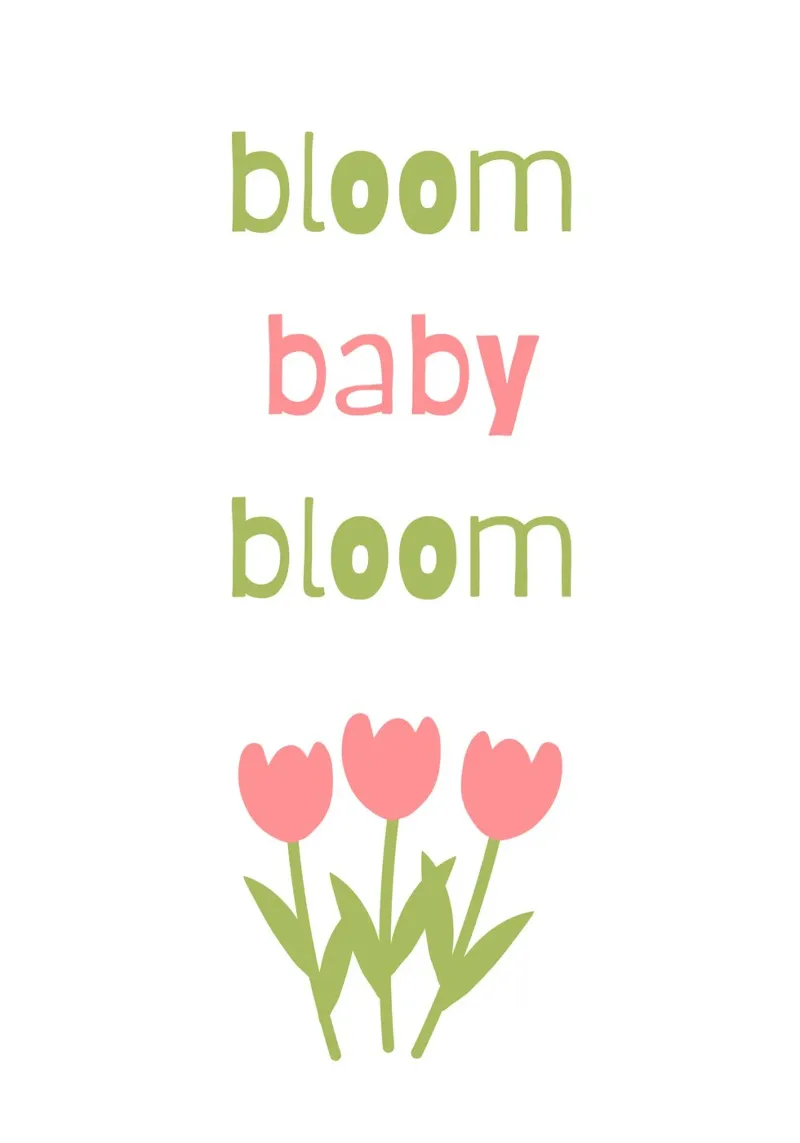 Bloom baby bloom pellicola backlit da PinkCandyWalls