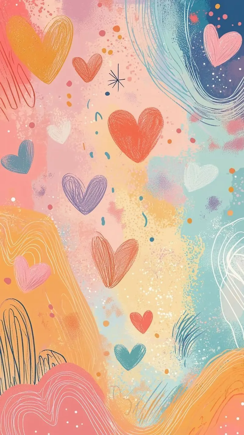 heart art color pellicola backlit da beney