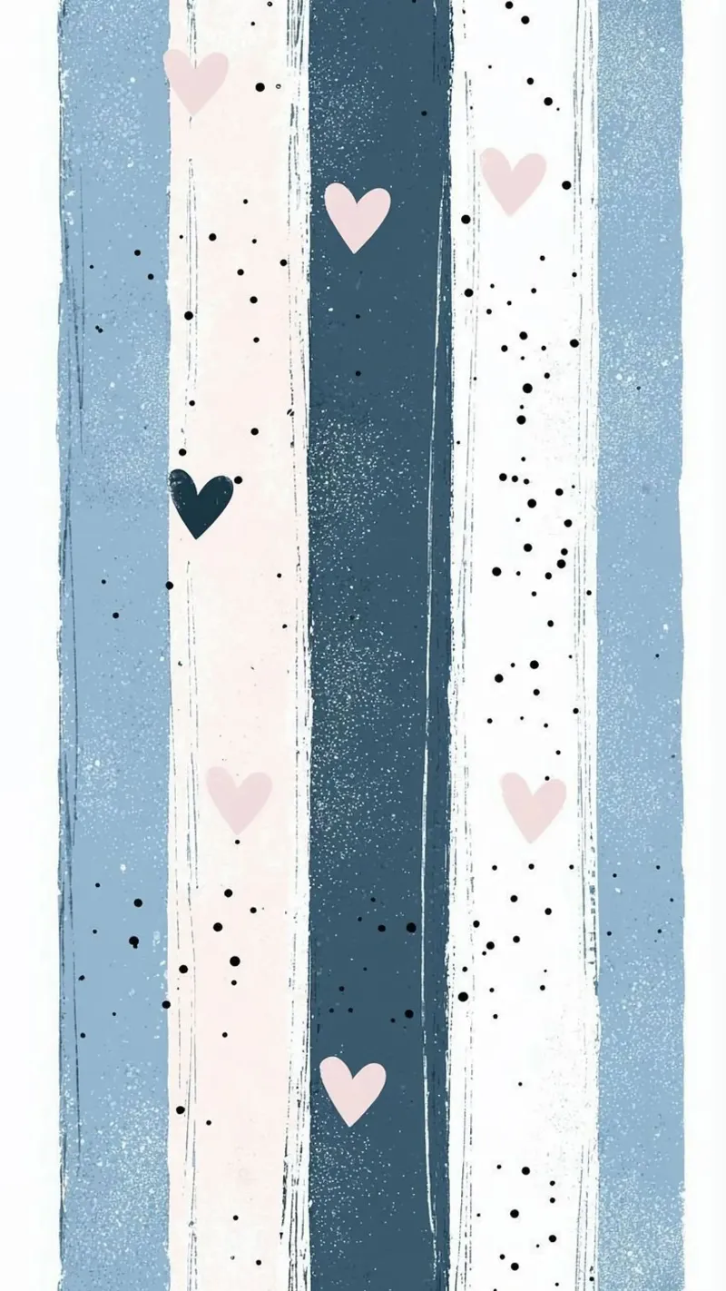 heart in striped color carta hahnemühle da beney