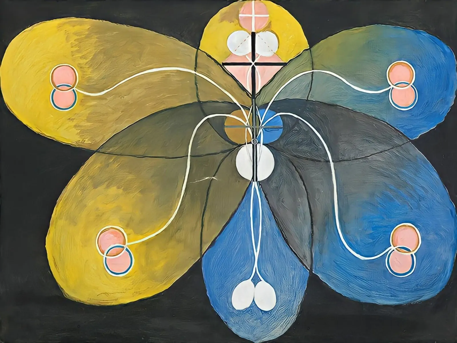 Hilma af Klint - Evolution n° 9 Groupe VI hahnemühle de William Store