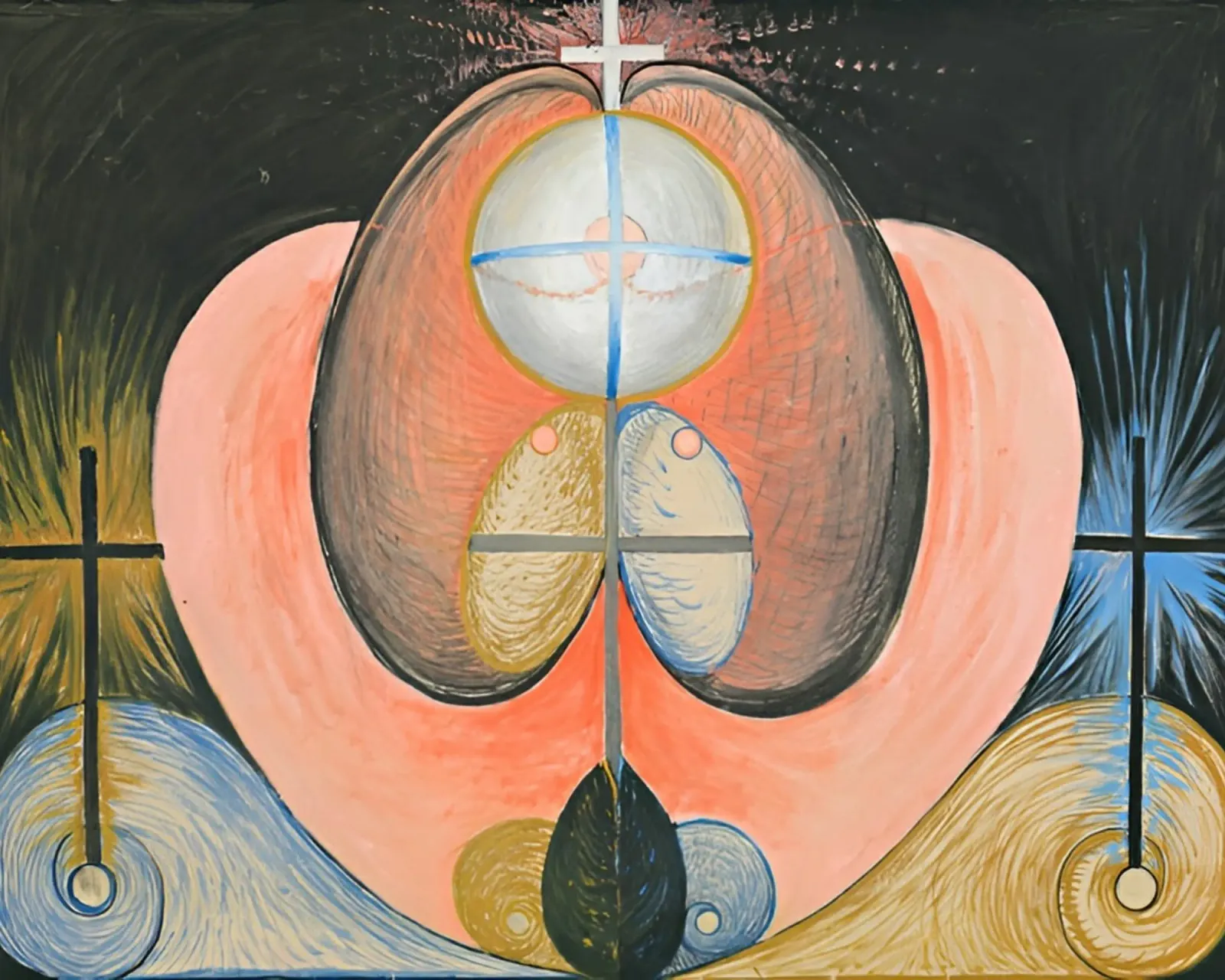 Hilma Af Klint - L'evoluzione n. 10 carta hahnemühle da William Store