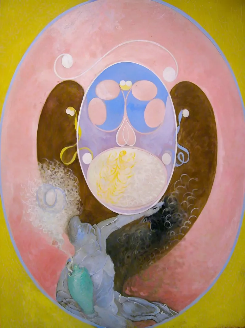 Hilma Af Klint - Uovo cosmico, 1917 tela da William Store