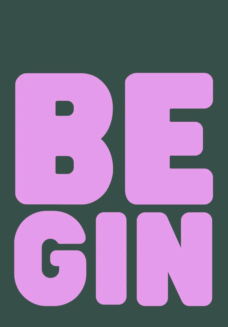 BE GIN plexiglass da PurePeachStudio