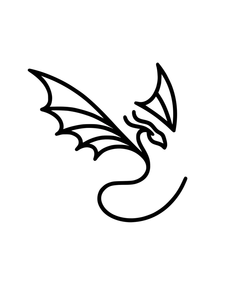 flying dragon hahnemühle by Bold & Simple