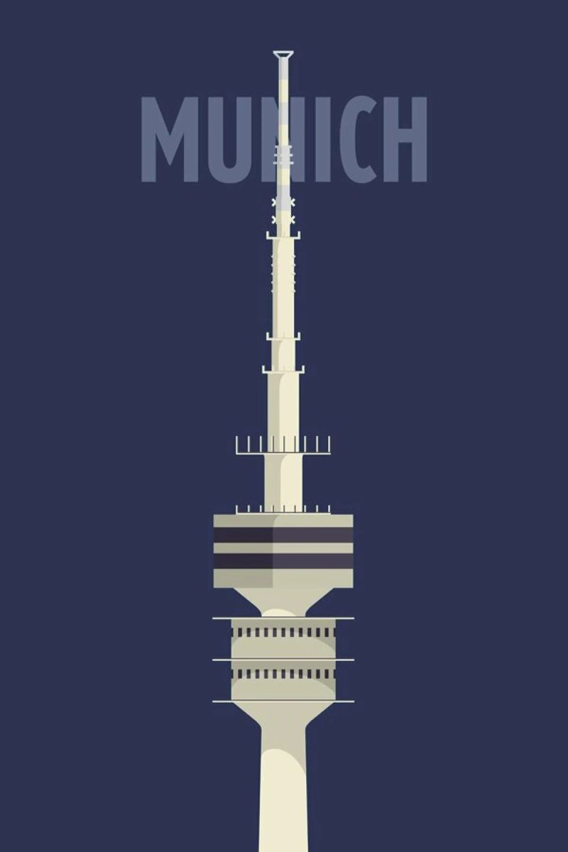 Munich Poster von Designliga Products GmbH & Co. KG