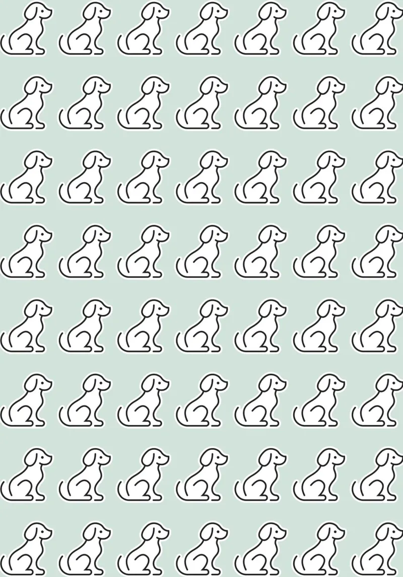 Dog Mint Pattern #1 pellicola backlit da kathrinmay
