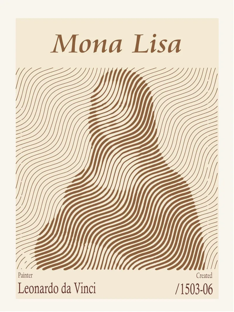 Mona Lisa – Leonardo da Vinci pellicola backlit da Doa Project