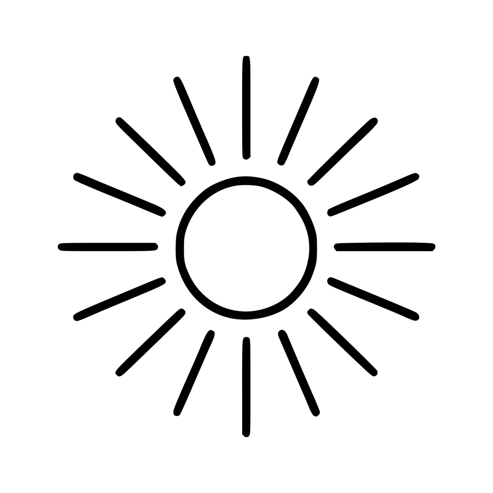 Geometric sunrays - timeless and expressive hahnemühle by Bold & Simple