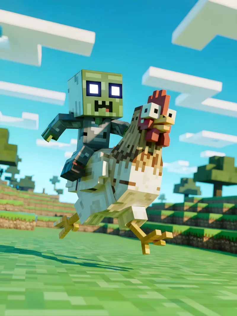 Minecraft carta hahnemühle da Cyberpunk Canvas