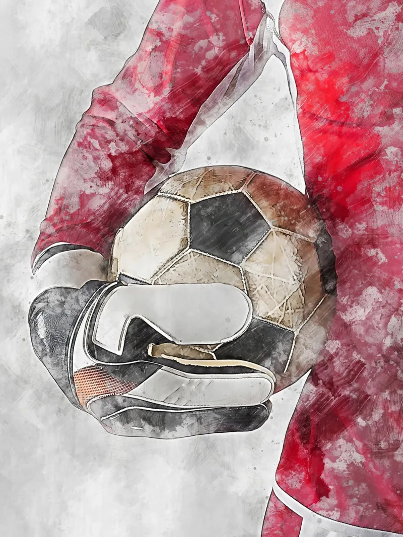 Calcio - portiere carta hahnemühle da Mateo