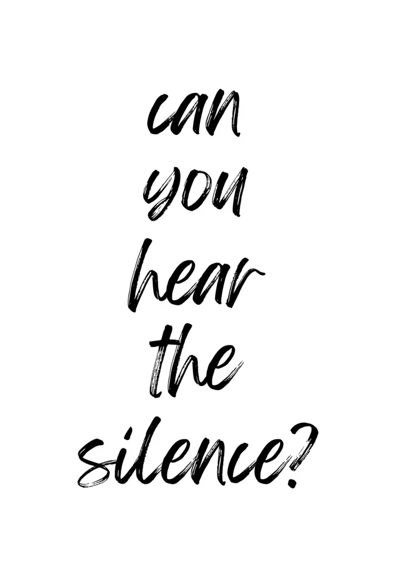 Can you hear the silence pellicola backlit da PinkCandyWalls