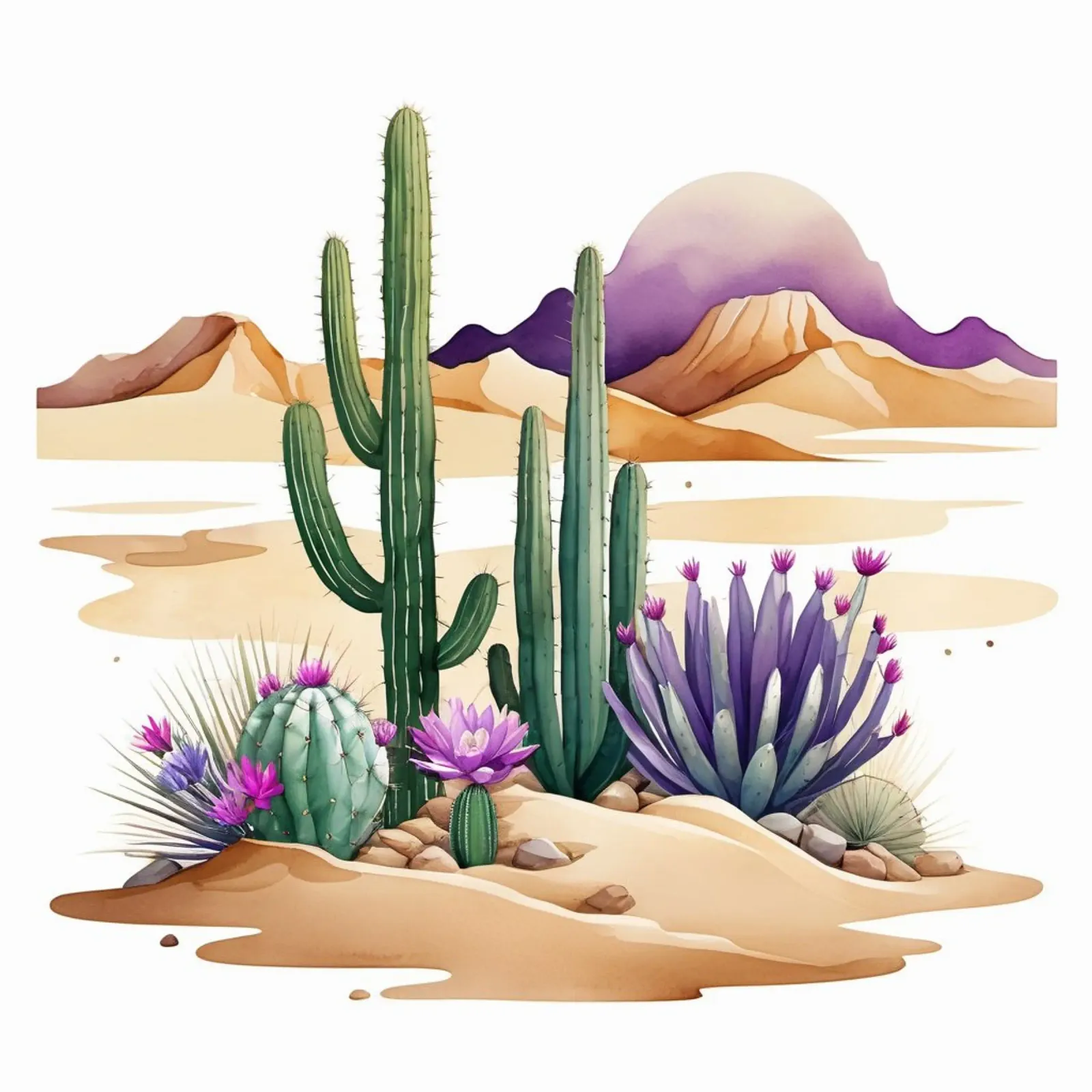 Oasi del deserto carta hahnemühle da Artistic-shop