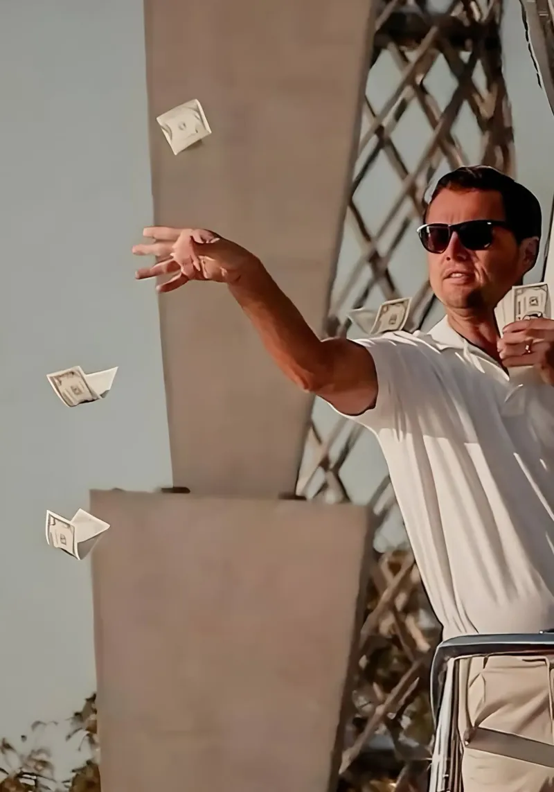 Leonardo Meme of money carta hahnemühle da Low poly art