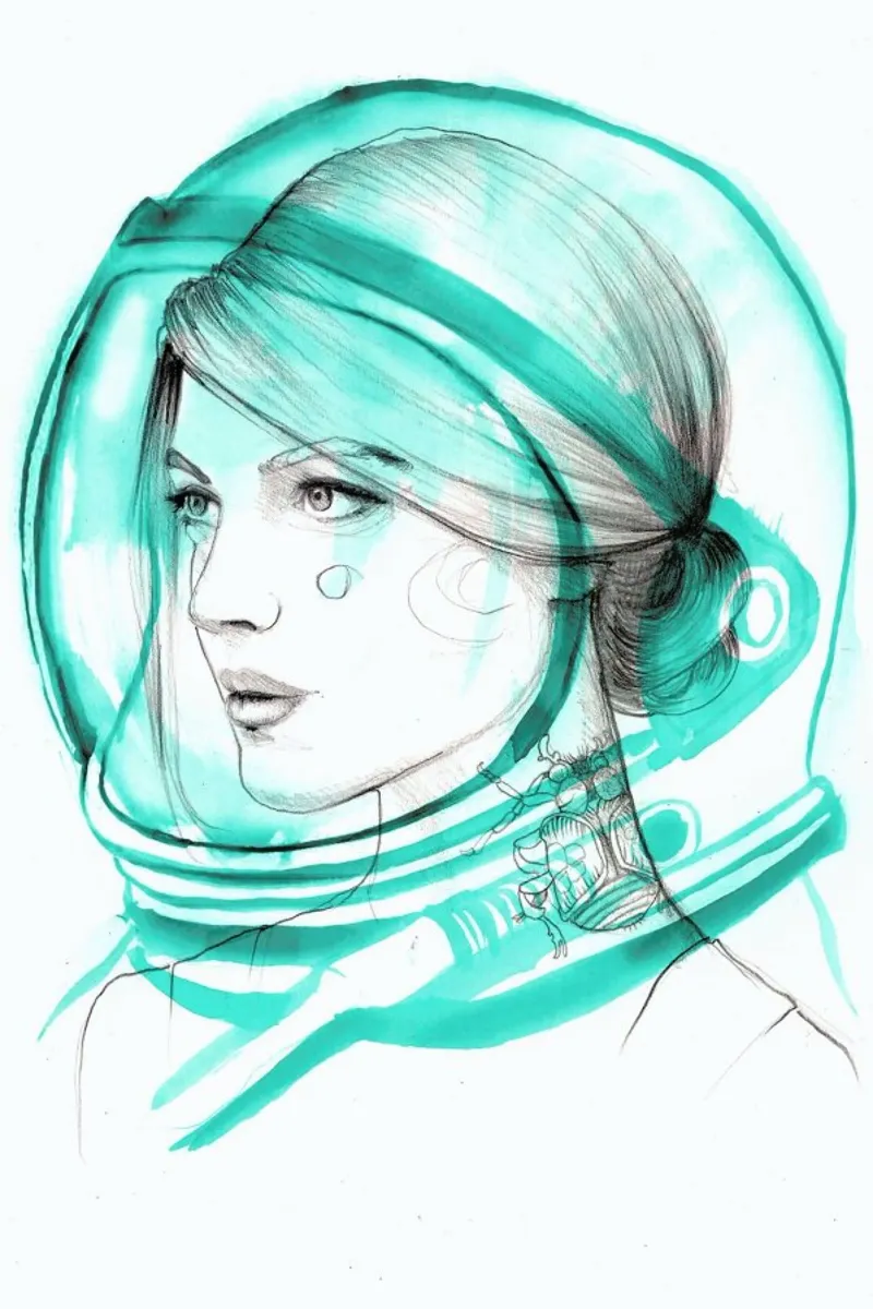 Astronaut plexiglass da Ina Stanimirova