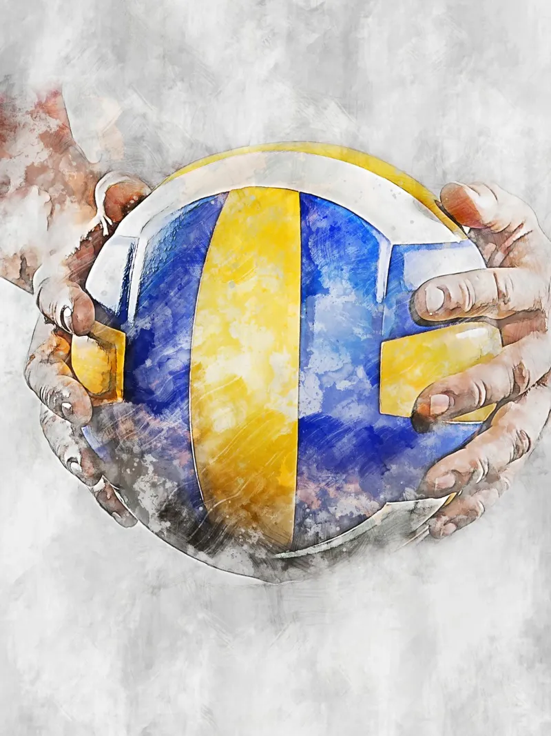 Pallavolo - palla pellicola backlit da Mateo