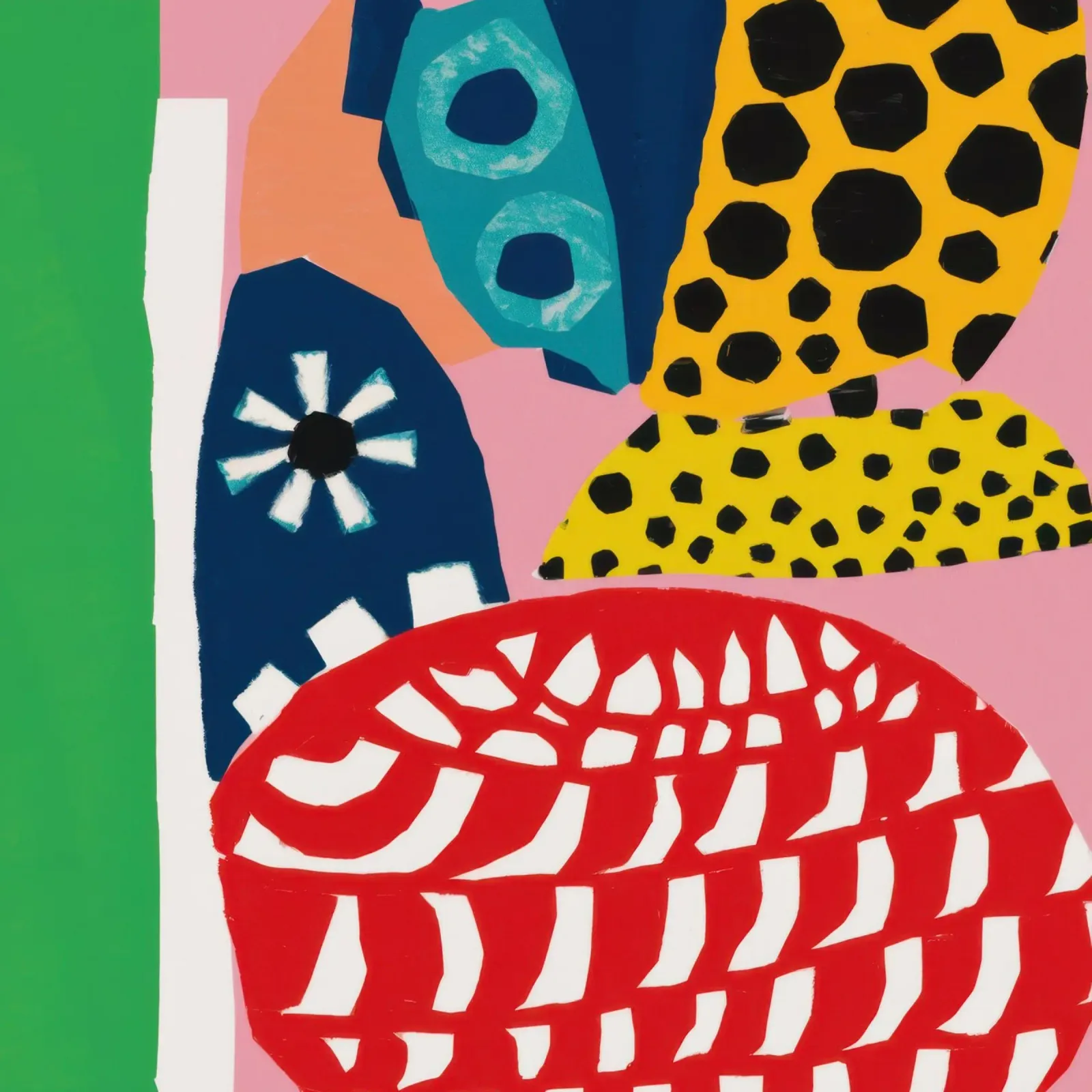 Abstract Pattern Collision hahnemühle by Kala Martir