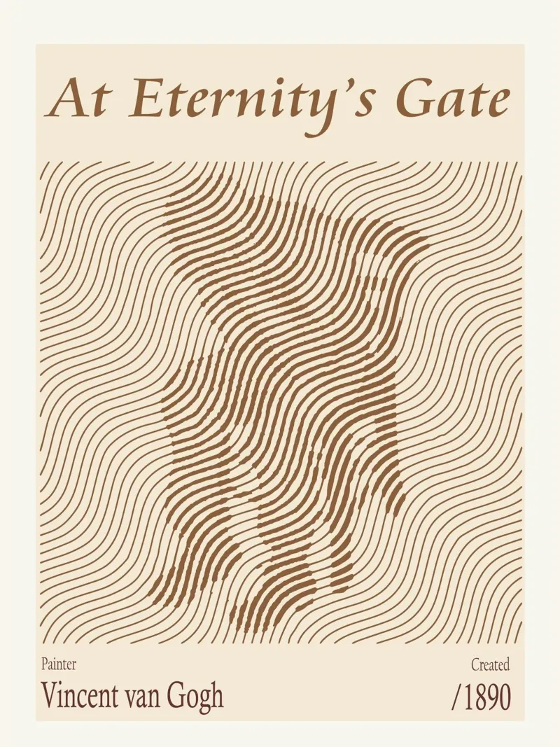 At Eternity's Gate - Vincent van Gogh hahnemühle by Doa Project