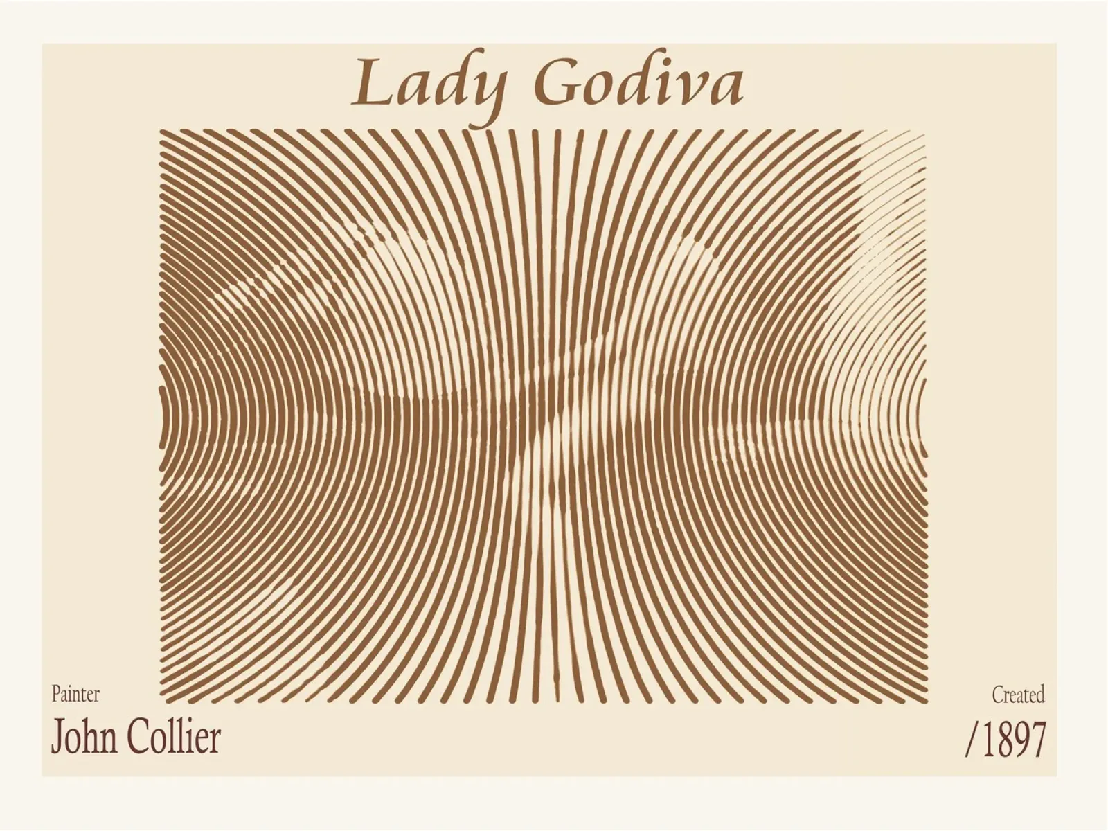 Lady Godiva – John Collier poster da Doa Project
