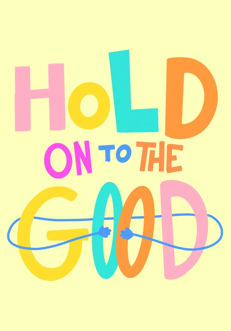 Hold on to the good carta hahnemühle da Art House