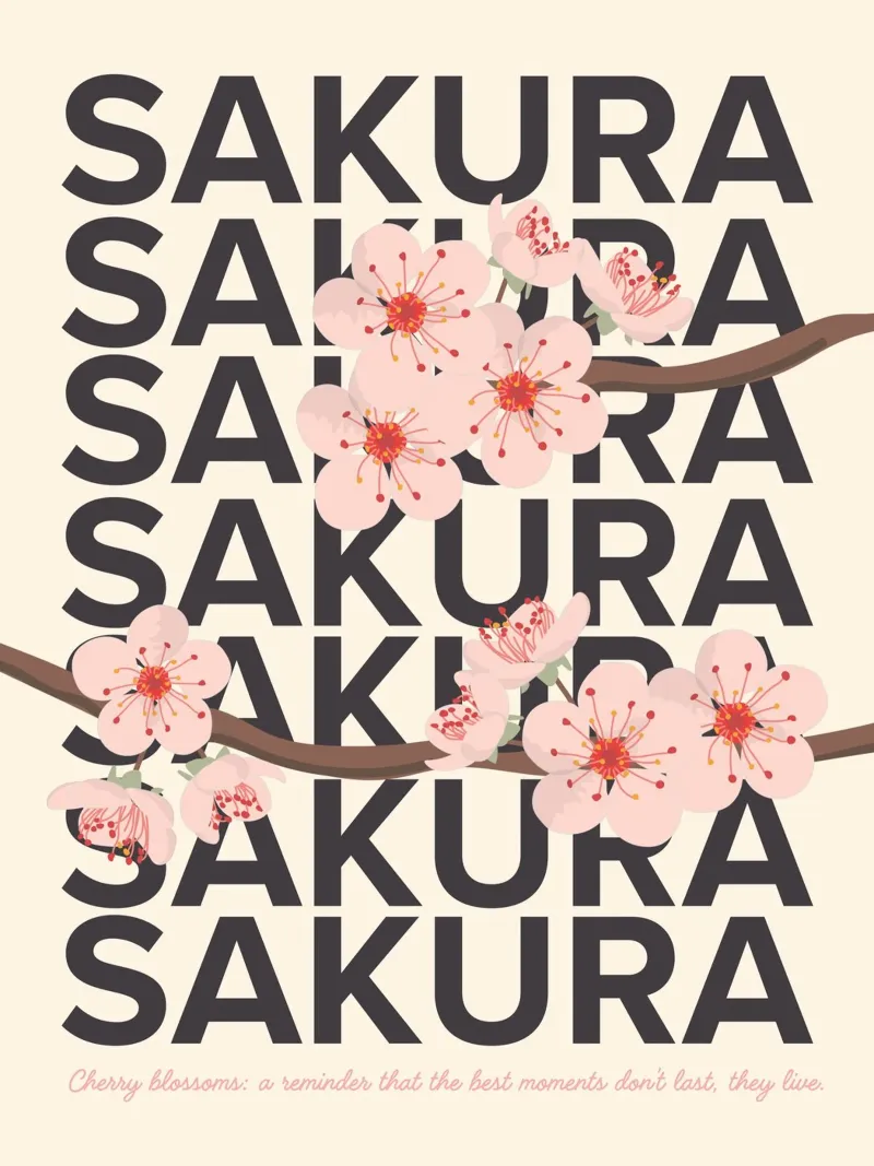 Sakura carta hahnemühle da PurePeachStudio