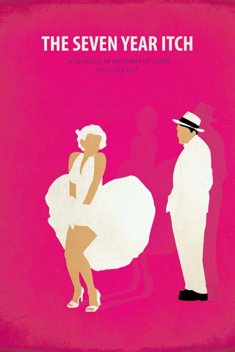 The seven year Itch poster de Fräulein Fisher