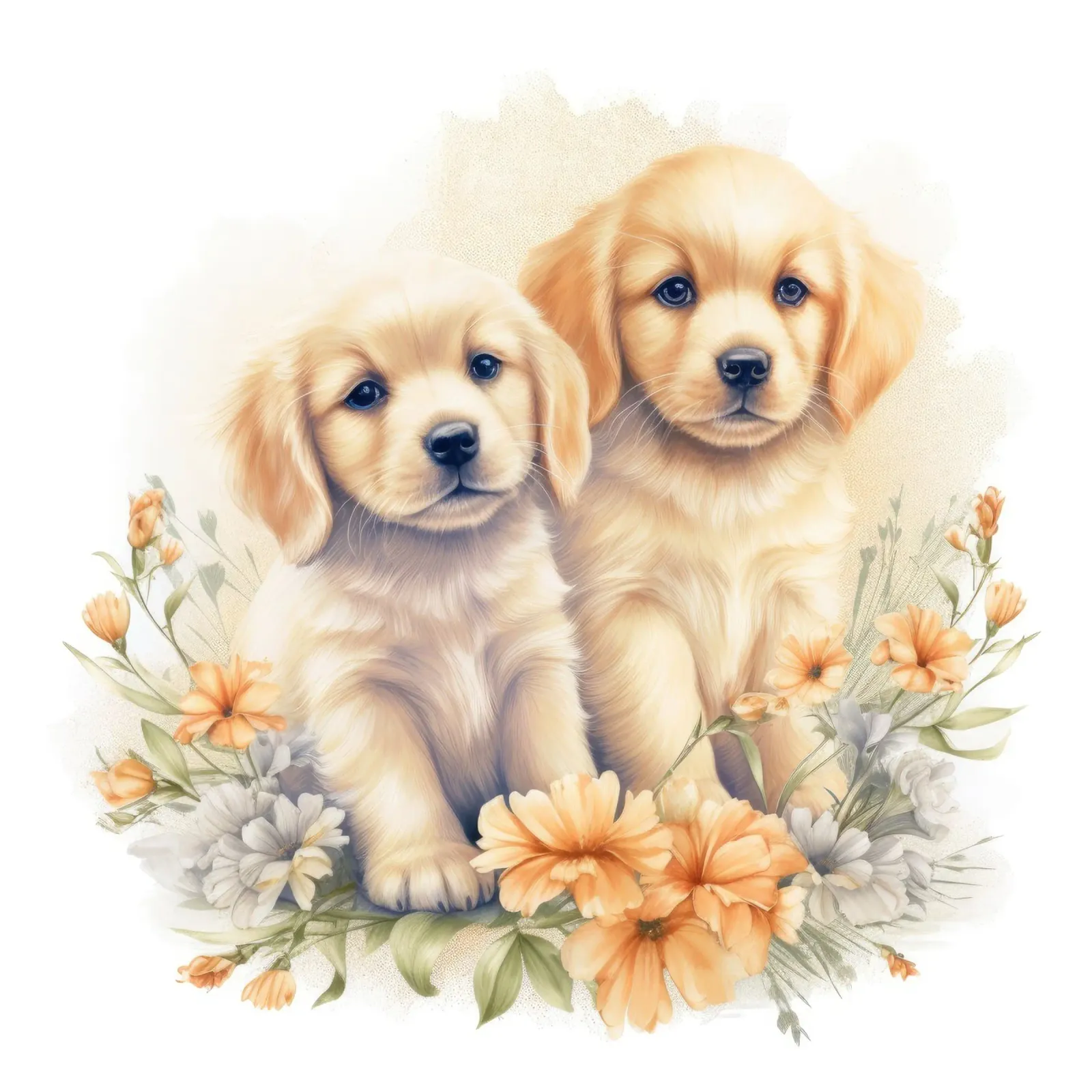 Cuccioli carta hahnemühle da Happy Littles