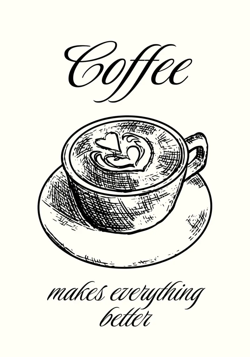 Coffee makes everything better plexiglass da PinkCandyWalls