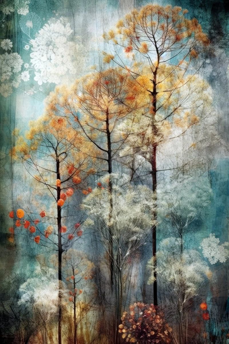 Wald Natur Kunst Poster von Justyna Jaszke JBJart