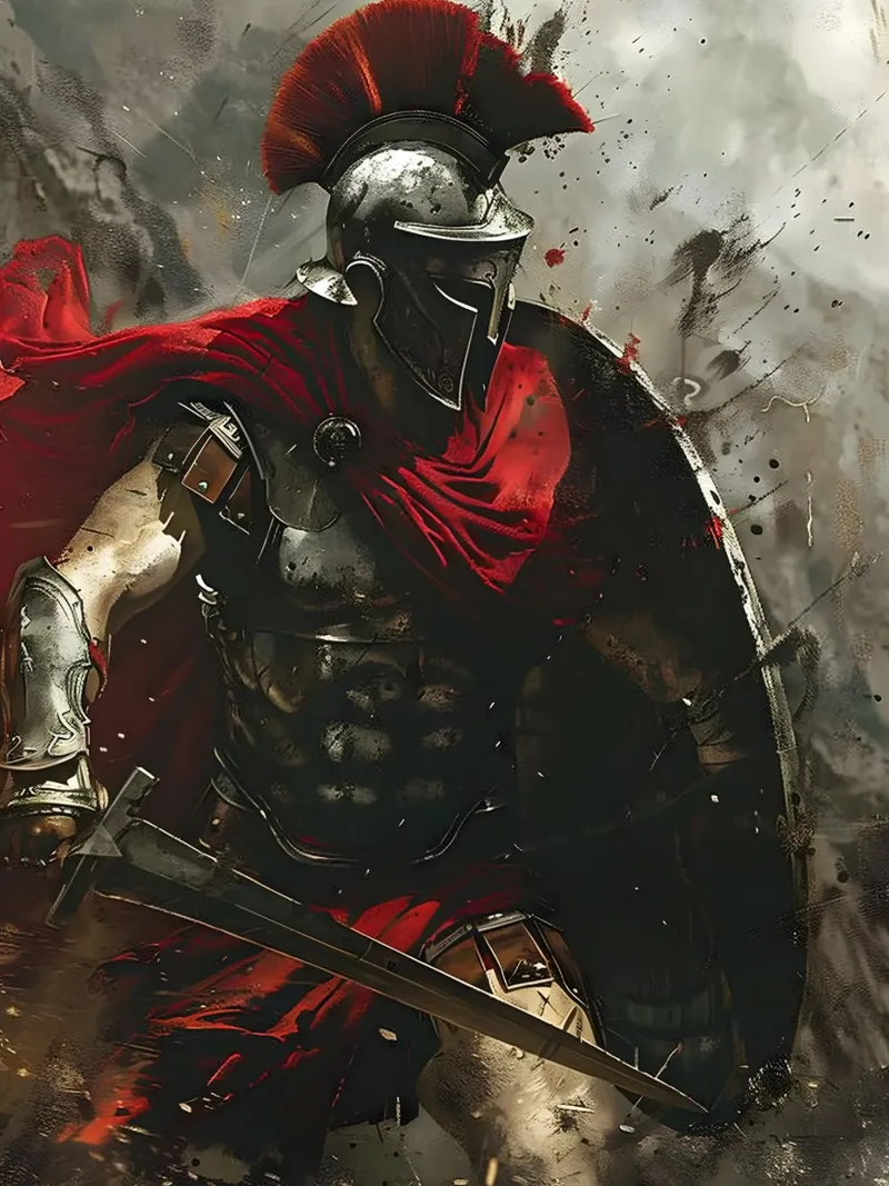Spartan dynamics canvas by M-Ulrich-Digital Art