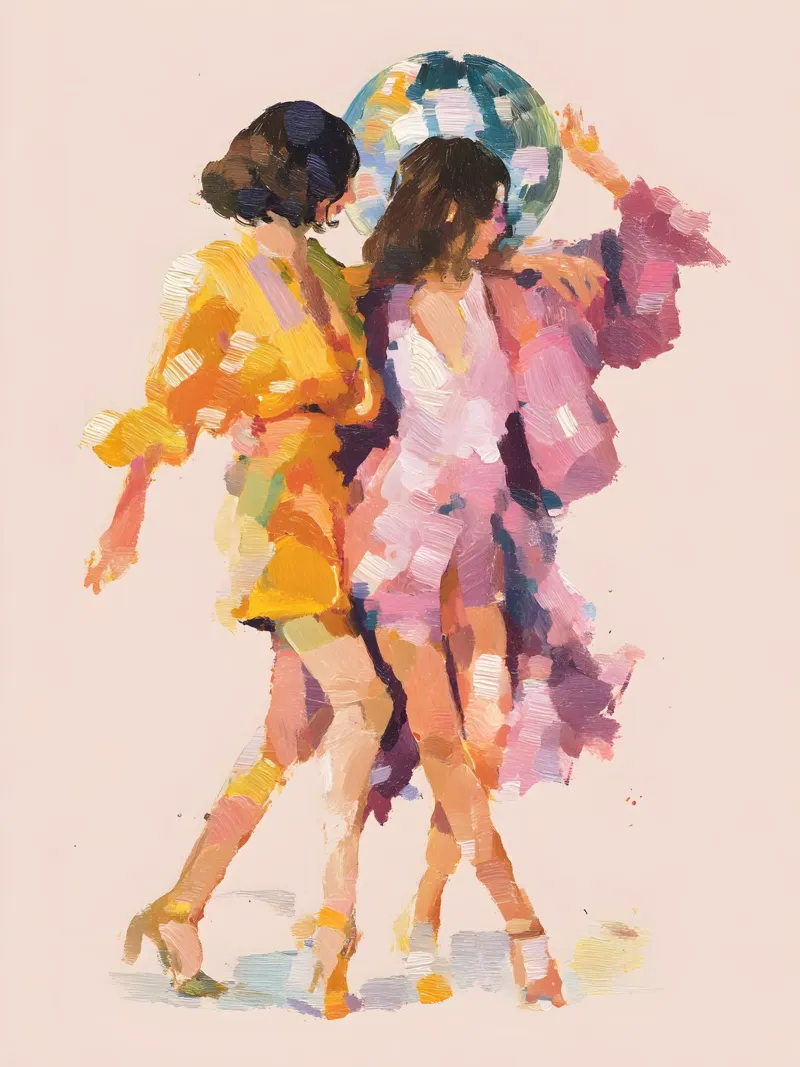 Dancing Queens plexiglass da Gypsy Galleria