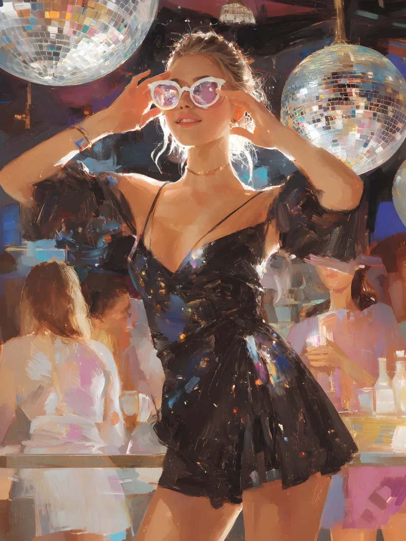 Disco Diva pellicola backlit da Gypsy Galleria