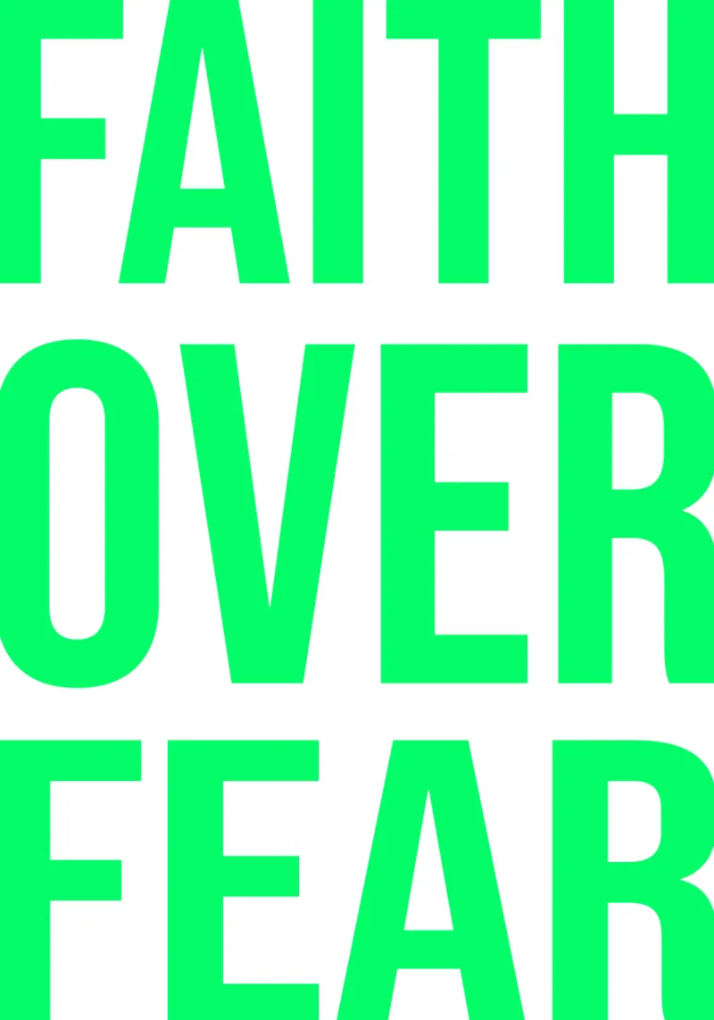 OVER Series- bold letters, brave values (5 colors) pellicola backlit da OVER SERIES