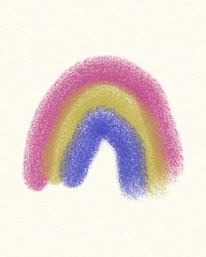 rainbow shape colorful alluminio dibond da Creaton