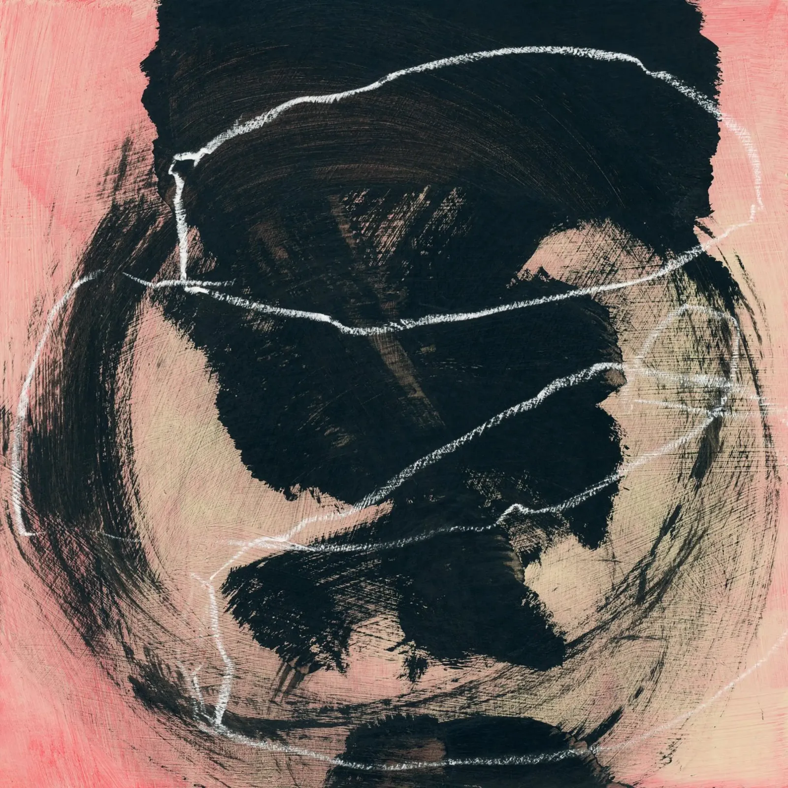 abstract lines and brush strokes poster de IRIS LEHNHARDT FINE ART