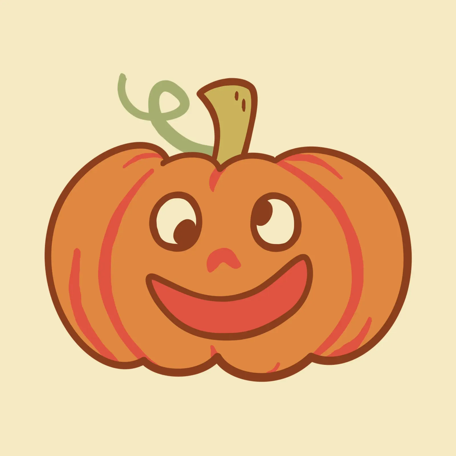 Felice zucca di Derpy carta hahnemühle da klossisch
