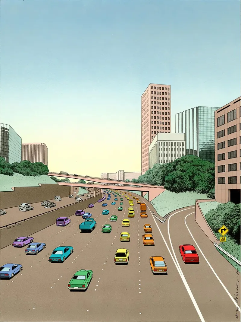 autostrada arcobaleno carta hahnemühle da ART BEST