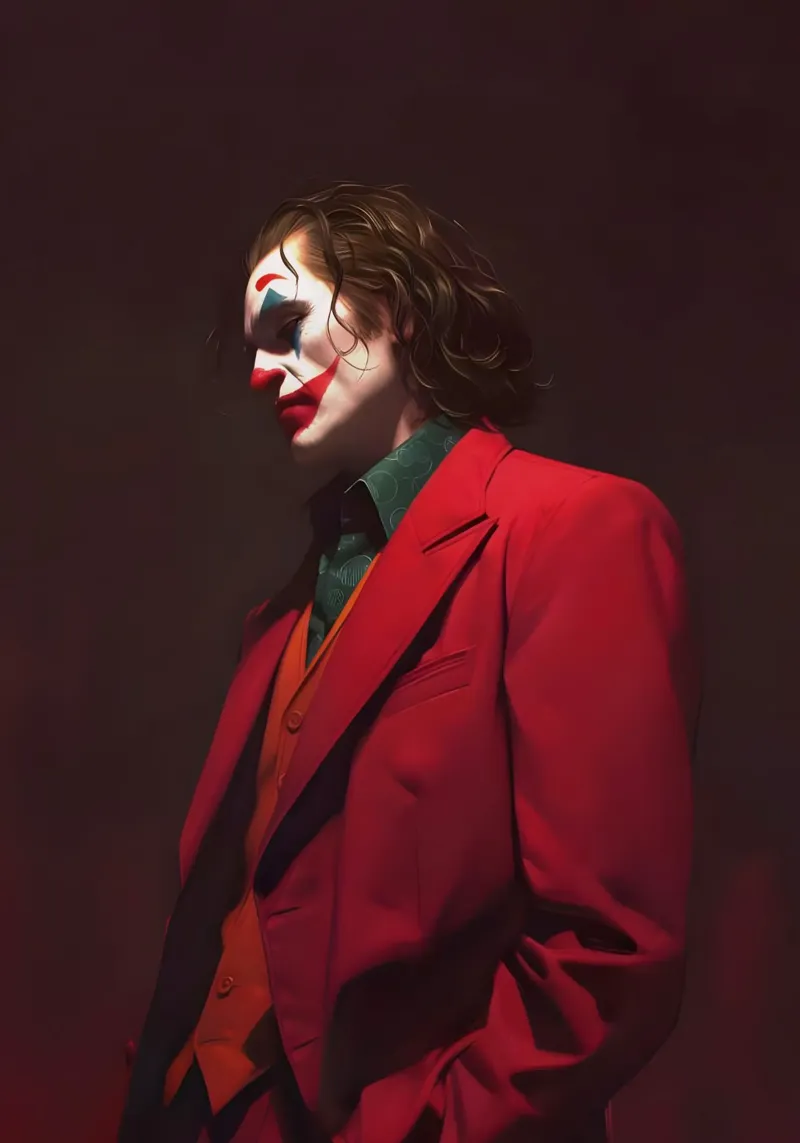 Joker carta hahnemühle da Low poly art