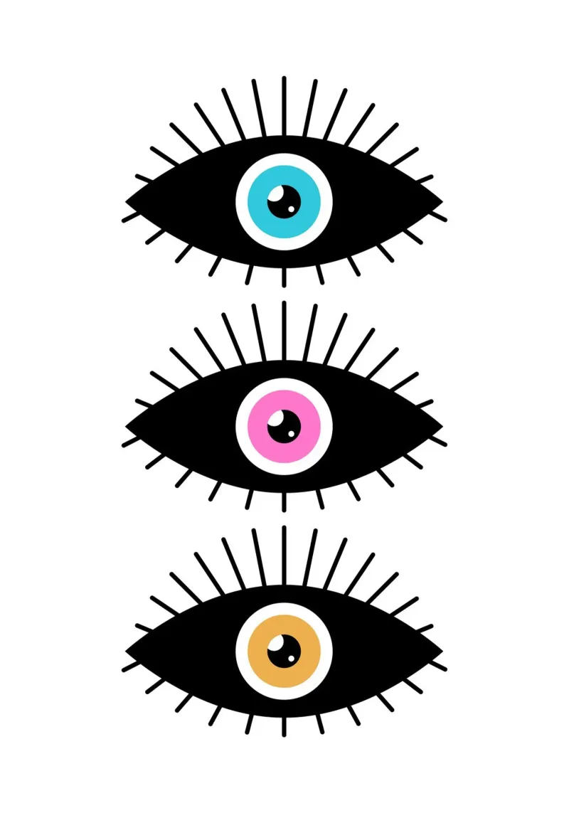 Eyes pellicola backlit da PinkCandyWalls