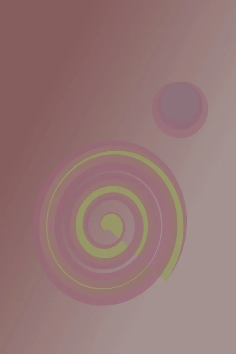 Abstract pattern with circles. In pink, pink, yellow and purple. canvas by Something for you