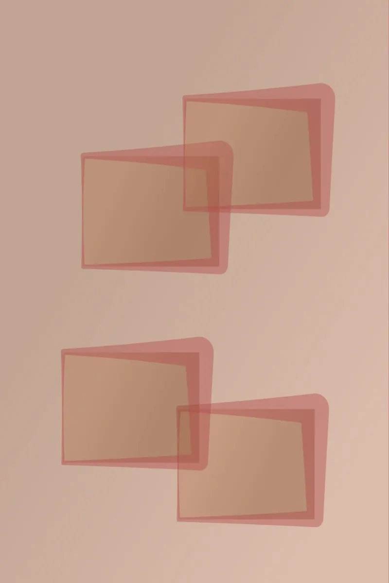 Abstract pattern with rectangles. In pink, rose and purple. hahnemühle by Something for you