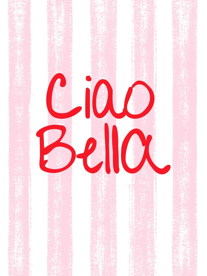 Ciao Bella Design carta hahnemühle da dericktype