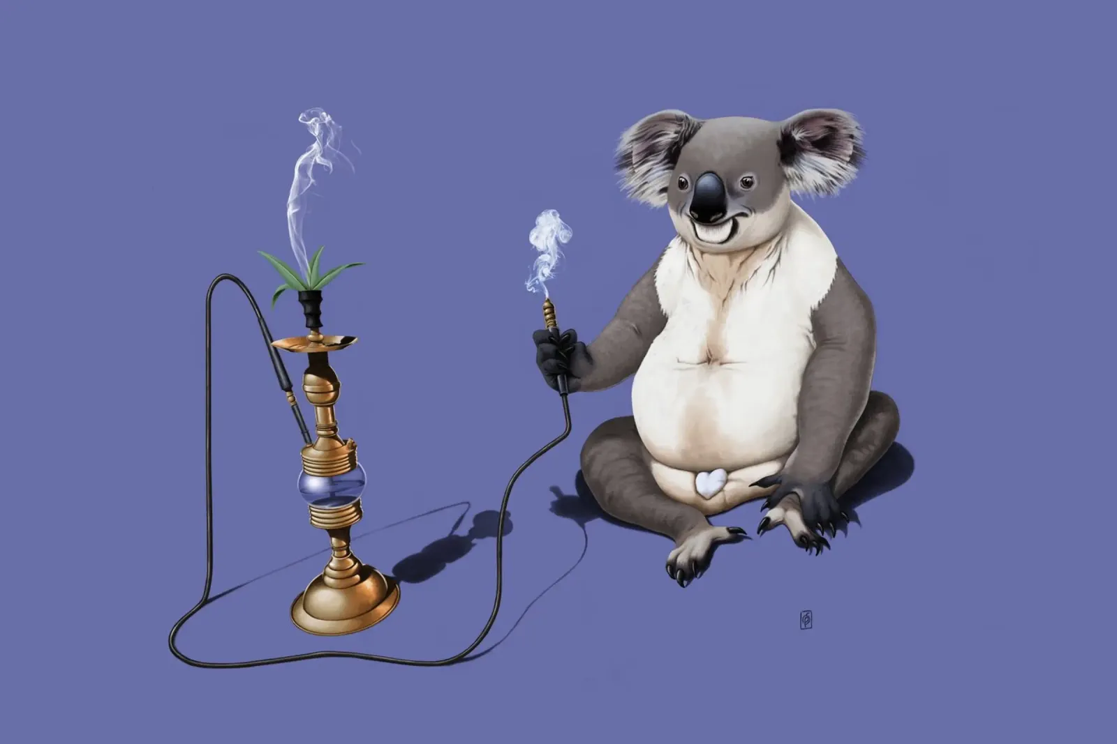 What a Drag! (Coloured) alluminio dibond da Rob Art | Illustration