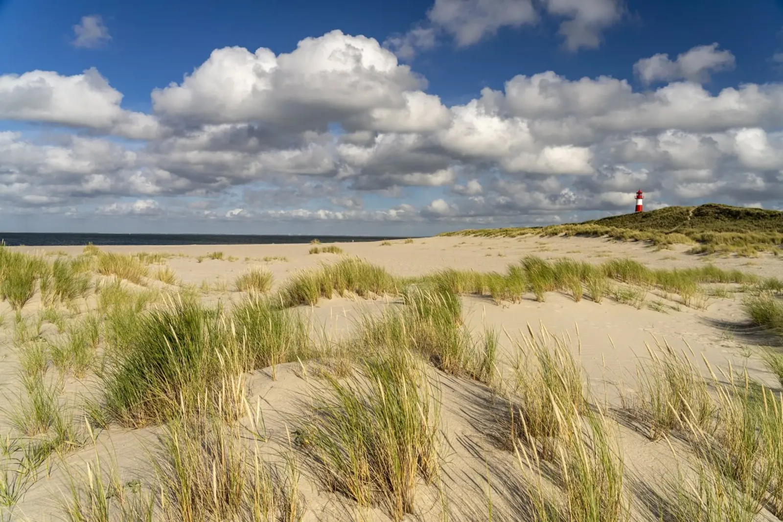 Strand und Leuchtturm List-Ost auf Sylt carta hahnemühle da Reisefotografie - Bilder aus aller Welt