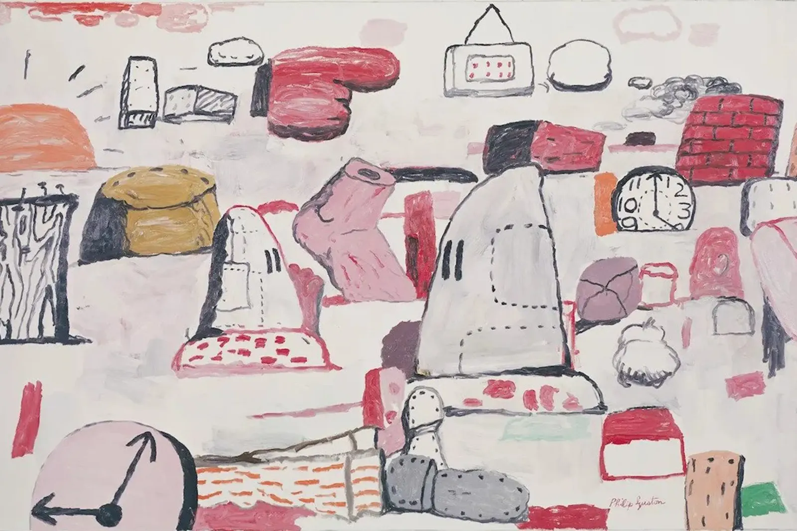 Philip Guston Terre piatte pellicola backlit da Riley Art Studio
