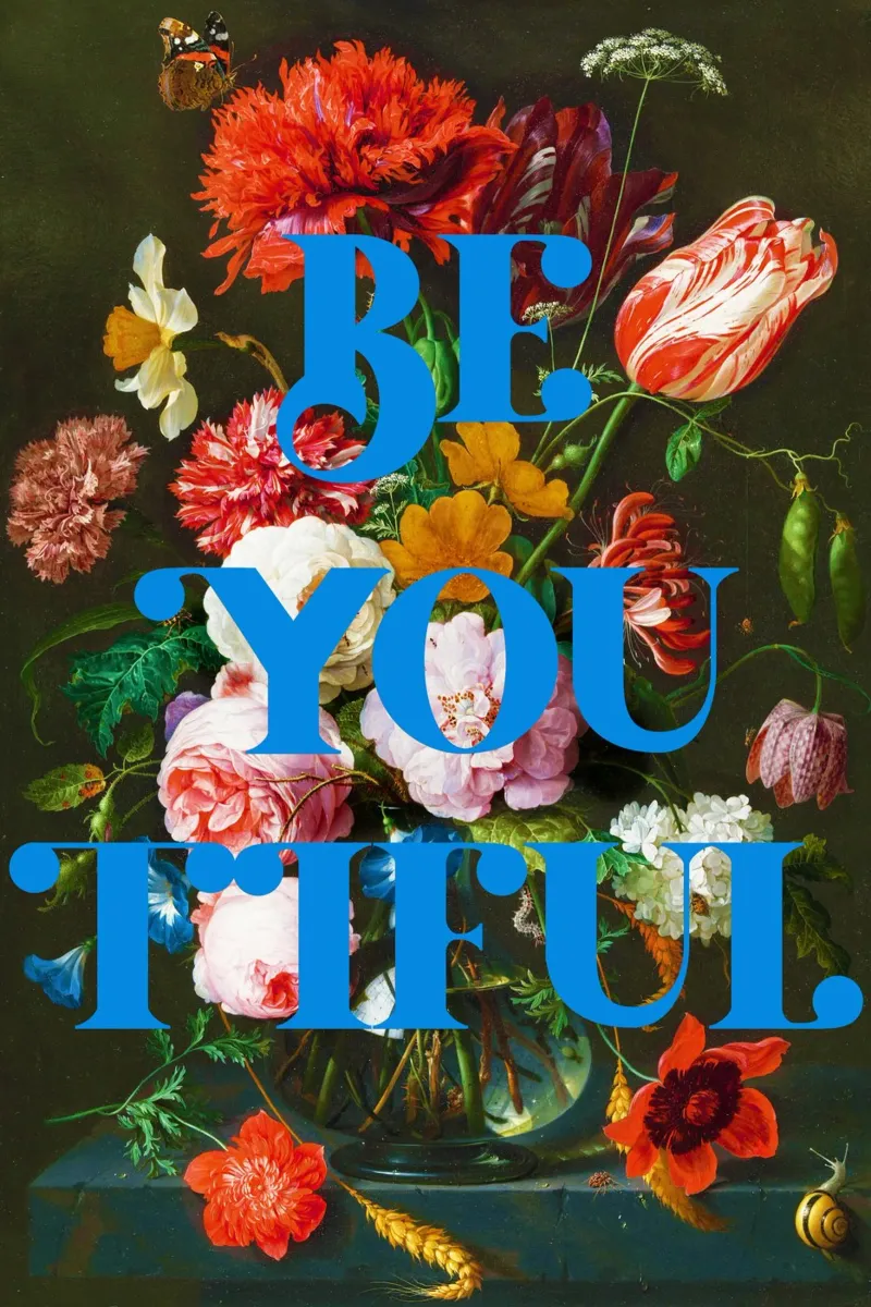 Natura morta con fiori in un bicchiere di vetro di Jan Davidsz. de Heem. plexiglass da Venus Art