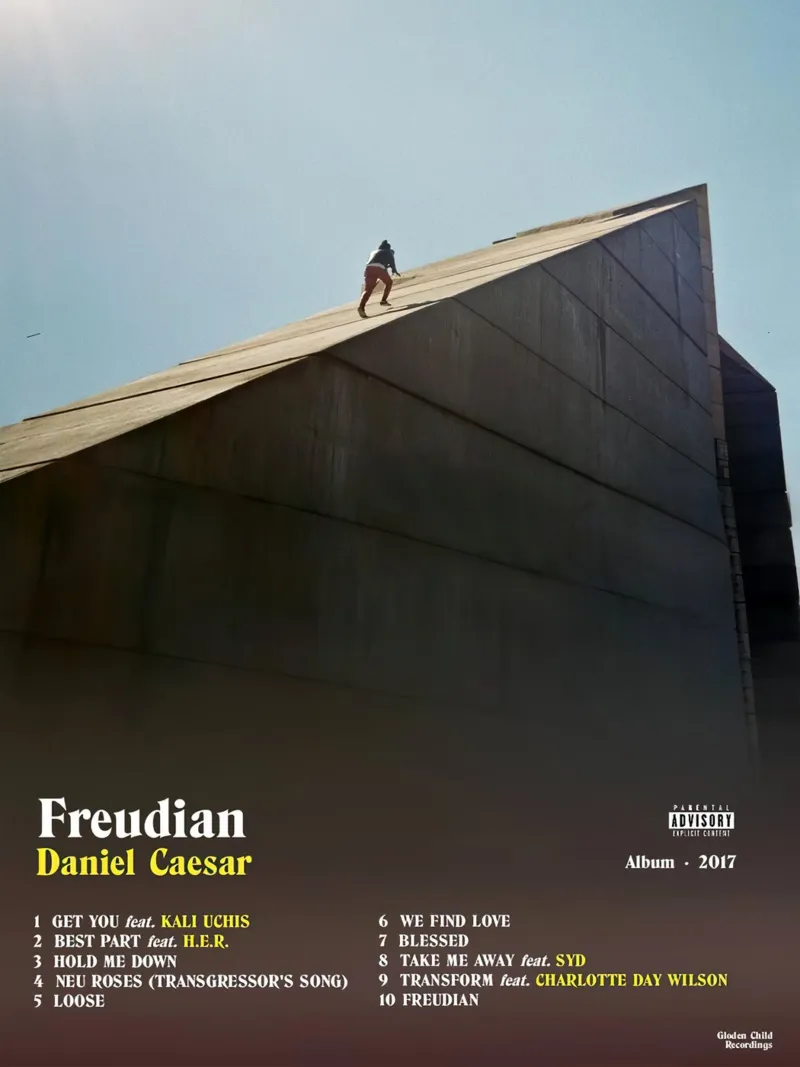 Daniel Caesar Freudian alluminio dibond da Raptor Metafora